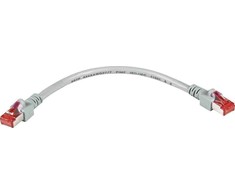 Efb Elektronik Patch kabelis (0.15m, S/FTP, CAT6, LSZH, pilkas)
