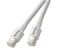 Efb Elektronik EFB RJ45 patch kabelis S/FTP, Cat.6, VC LED, 2,00 m, pilkas