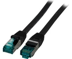Efb Elektronik EFB EFB RJ45 Patchkabel S/FTP, Cat.6A, LSZH, 0,25m, Juodas
