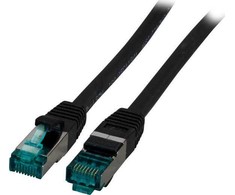 EFB EFB RJ45 Patchkabel S/FTP, Cat.6A, LSZH, 50m, juodas