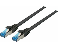 Efb Elektronik EFB EFB RJ45 patch kabelis S/FTP, Cat.6A, Cat7 TPE superflex, 30m, sw