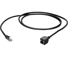 Efb Elektronik EFB EFB RJ45 Patchkabelverl. S/FTP, Cat.6A, AWG26, LSZH, 1m, sw