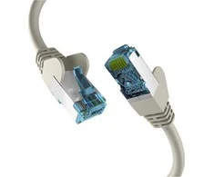 Efb Elektronik EFB EFB tinklo kabelis CAT6a S/FTP PIMF su CAT7 žaliu kabeliu 10 Gigabit Ethernet varis 10 m pilkas