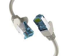 Efb Elektronik EFB EFB tinklo kabelis CAT6a S/FTP PIMF su CAT7 žaliu kabeliu 10 Gigabit Ethernet varis 7,5 m pilkas