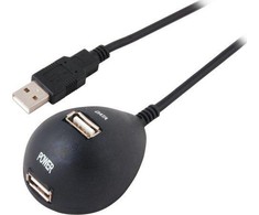 Efb Elektronik EFB EFB USB darbastalis Verlängerungskabel A-B, St.-Bu., 1.5m, schwar