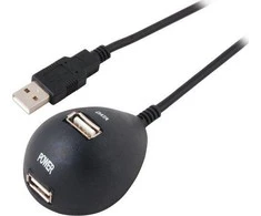 Efb Elektronik EFB EFB USB darbastalis Verlängerungskabel A-B, St.-Bu., 1.5m, schwar