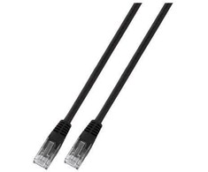 EFB EFB Elektronik 10m Cat6 Patch kabelis sieciowy Juodas U/UTP (UTP)