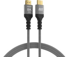 EFB EFB Elektronik HDMI-21-00001 kabelis HDMI 0,5 m HDMI Typu A (Standard) Juodas, Pilka