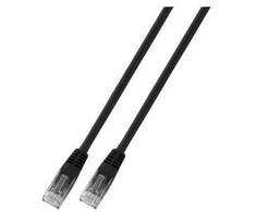 EFB EFB Elektronik K8100SW.7,5 kabelis sieciowy Juodas 7,5 m Cat6 U/UTP (UTP)