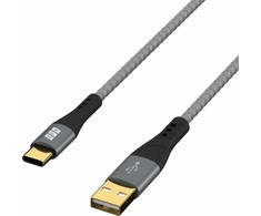 Efb Elektronik Kabelis USB EFB USB-A - USB-C 2 m Juodas (USB-AC-00003)