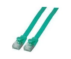 Efb Elektronik EFB Flat kabelis RJ45 U / FTP, 6A, PVC, 2 m, žalias (K5545GN.2)