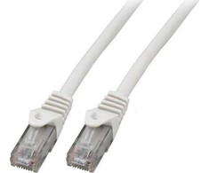 Efb Accs EFB Kabelis połączeniowy RJ45 U / UTP, kat. 6, LSZH, CCA, 0,5 m, balta (K8104WS.0,5)