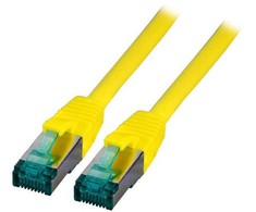 Efb Elektronik EFB Kabelis RJ45 S/FTP, Cat.6A, LSZH, 7,5m, geltona