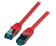 Efb Elektronik EFB Kabelis RJ45 S/FTP, Cat.6A, LSZH, 7,5m, raudona