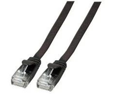 Efb Elektronik EFB kabelis sieciowy juoda 0,5 m Cat6a U/UTP (UTP)
