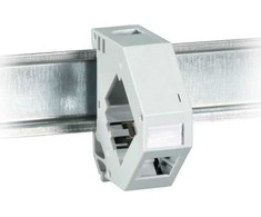 EFB Laikiklis adapter na szynę DIN na moduł Keystone, 1 port