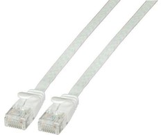 Efb Elektronik EFB RJ45 U / UTP, 6A kat., PVC, 0,5 m, baltas
