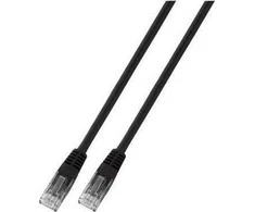 Efb Elektronik EFB RJ45 UTP jungiamasis laidas, apvyniotas, 5.0 m juodas, CAT.6 (K8100SW.5)