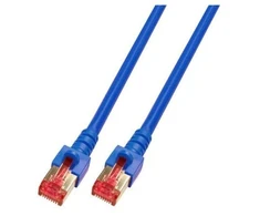 EFB RJ45 patch kabelis S/FTP Cat.6 LSZH 40m MĖLYNAS gryno vario ilgis atspausdintas ant įtempimo mažinimo įvorės patentuotas
