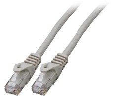 Efb Elektronik Patch kabelis U/UTP Cat.6 EFB K8104GR.0,5 (0,5 m, LSZH, CCA, pilkas)