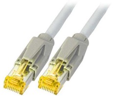 Efb Elektronik EFB RJ45 patch kabelis 2x TM31 Daetwyler 1200 MHz 7,5 metrų pilkas (K8580GR.7,5)