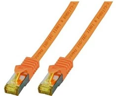 Efb Elektronik EFB RJ45 Komutacinis kabelis S/FTP, Cat.6A, LSZH, Cat.7 RohCable, 25m, oranžinis (MK7001.25O)