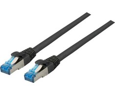 Efb Elektronik EFB EFB RJ45 pataisinis kabelis S/FTP, Cat.6A, Cat7 TPE superflex, 10m, sw