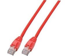 Efb Elektronik EFB RJ45 Šablonas U / UTP, Cat.6, LSSH, CCA, 1m, raudona (K8104RT.1)