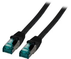 Efb Elektronik EFB RJ45 Patchkabel S/FTP, Cat.6A, LSZH, 30m, juoda