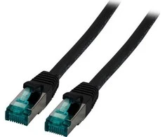 Efb Elektronik EFB EFB RJ45 Patchkabel S/FTP, Cat.6A, LSZH, 0,5m, juodas