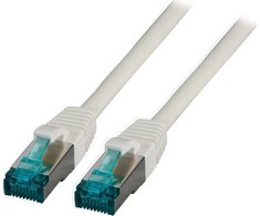 M-Cab EFB EFB RJ45 Patchkabel S/FTP, Cat.6A, LSZH, 15m, grau
