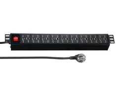 EFB Rozgałęziacz Elektronik 3 m wewnętrzna juoda (EK631USB.1,5)