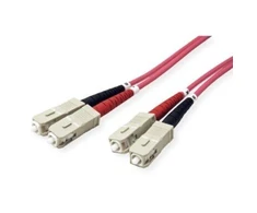 Efb Elektronik EFB Wysokiej jakości kabelis LWL typu duplex 50/125 m OM4 SC/SC, 2 m