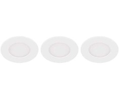 EGLO EGLO FUEVA 5 INDBYG. 3X2,7W DÆMPB. 300LM Ø86 IP44 HVID