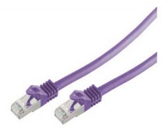 Shiverpeaks Patchcord BASIC-S Cat 7, S/FTP, PiMF, LSZH, violetinė, 1m (BS75511-V)