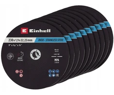 Einhell Rinkinys TARCZ DO METALU 230X2,0 MM, 10 SZT.