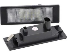 Einparts Automotive LED numerio ženklo apšvietimas BMW E81 E87 F20 E63 E64 2004-2019 chromuotas