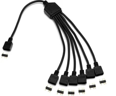 Ek Water Blocks EK Vanduo blokai EK-D-RGB 6 krypčių skirstytuvas
