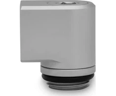 Ek Water Blocks „Ek Vanduo Blocks EK Vanduo Blocks EK-Torque Micro“ adapteris, 90 laipsnių, G1/4 colio kištukas į G1/4 colio kištuką, pasukamas, matinio titano spalvos