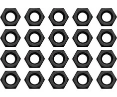 Ek Water Blocks Ek Vanduo Blocks EK Vanduo Blocks EK-Loop Nuts Set M4 – 20 pieces – juodas