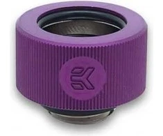 Ekwater EK vandens blokai EK-HDC jungtis 16 mm G1/4, aliuminis, žalvaris, violetinė, 23,8 mm, 23,8 mm, 14,5 mm