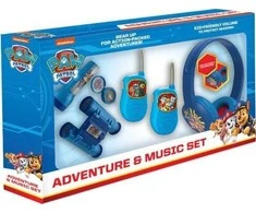 Ekids Rinkinys Psi Patrol 5w1 / Žibintuvėlis Kompas Lornetka Krótkofalówki Ausinės / Pw-v302.11xv0