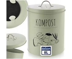 Ekobat Orion Bioatliekų Dėžė su Anglies Filtru 8 l - Žalia