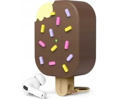 „Elago AirPods Pro 2“ ledų dėklas – rudas „AirPods Pro 2“ dėklas