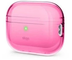 Elago AirPods Pro 2 Nylon Strap TPU Shell dėklas - etui su paskiem do AirPods Pro 2 rožinė