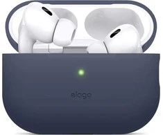 Elago Elago Silikoninis dėklas „AirPods Pro 2“ ausinėms – dėklas, skirtas „AirPods Pro 2“, tamsiai mėlynas – saugumo garantija.