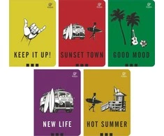 Elanders NOTEBOOK A5/80 = SURFER 10Vnt