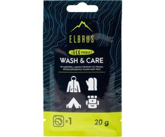 Skystis Elbrus vandeniui atsparių drabužių ir įrangos skalbimui – Wash &amp; Care 20g