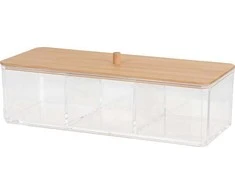 Eleganza Kosmetikos organizatorius akrilas 23,5x9,5x8,5 cm