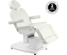 Activeshop Kosmetologinis krėslas AZZURRO 708A ELECTRIC 4 MOTOR Baltas